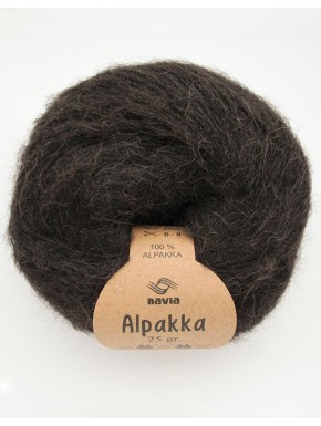 Alpakka mørk brun 806