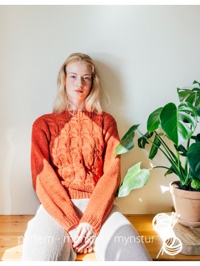 Sweater with a 'boat' neck