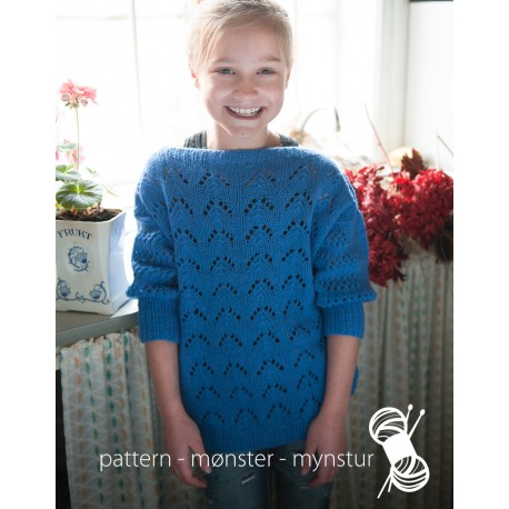 Blue Girls Sweater