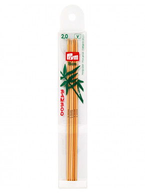 Bambus Strikkepinder 2mm 15 cm