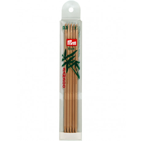 Bambus Strikkepinder 3,5mm 15cm