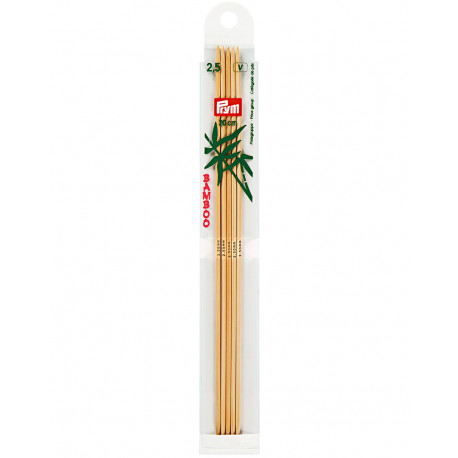 Bamboo Knitting Needles 2,5mm 20cm