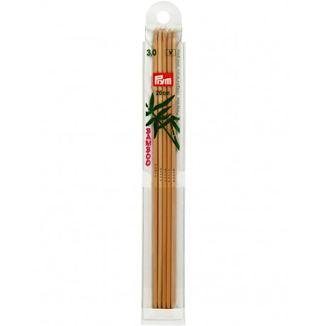 Bamboo Knitting Needles 3mm 20cm