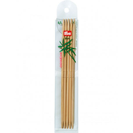 Bambus Strikkepinder 4,5mm 20cm