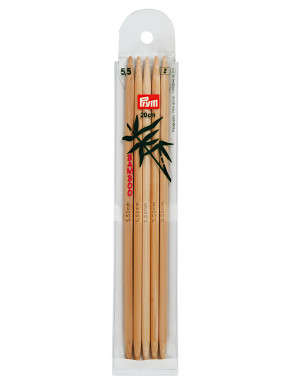 Bamboo Knitting Needles 5,5mm 20cm