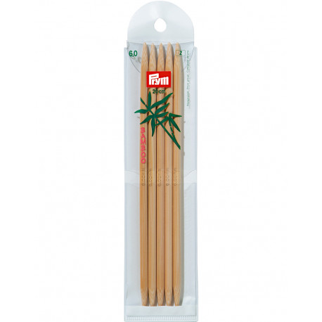 Bambus ermastokkur 6mm 20cm