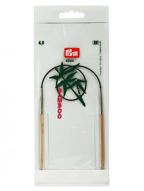 Bamboo Circular Knitting Needles 4mm 40cm
