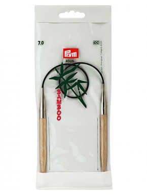 Bamboo Circular Knitting Needles 7mm 40cm