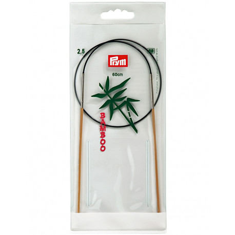 Bamboo Circular Knitting Needles 2,5mm 60cm