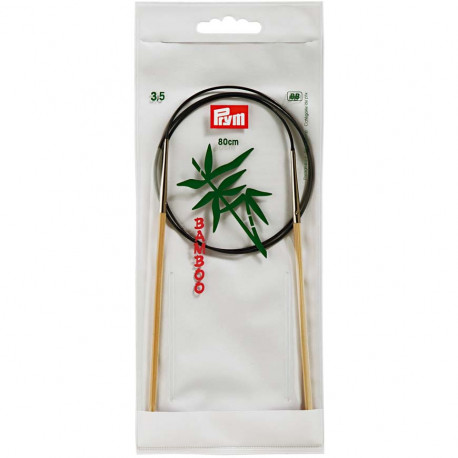 Bambus Strikkepinde 3,5mm 80cm
