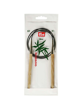 Bamboo Circular Knitting Needles 8mm 80cm
