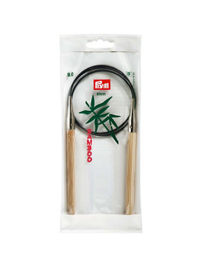 Bamboo Circular Knitting Needles 9mm 80cm