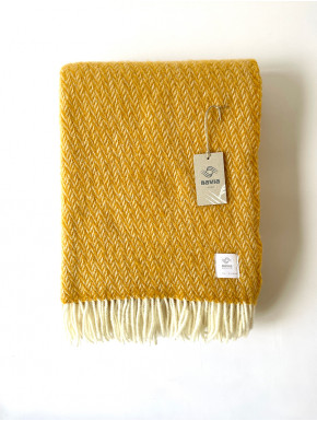 Yellow Woven Blanket