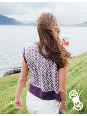 Slipover with faroese pattern