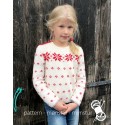 Girl's Sweater with Red Stars