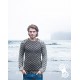 Mønstret sweater til mænd