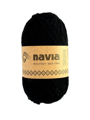 Sock Yarn Black 506