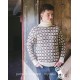 Patterned sweater for men