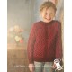 Girls Sweater With Pattern and Aran