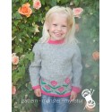 Girl's Sweater with Flowers